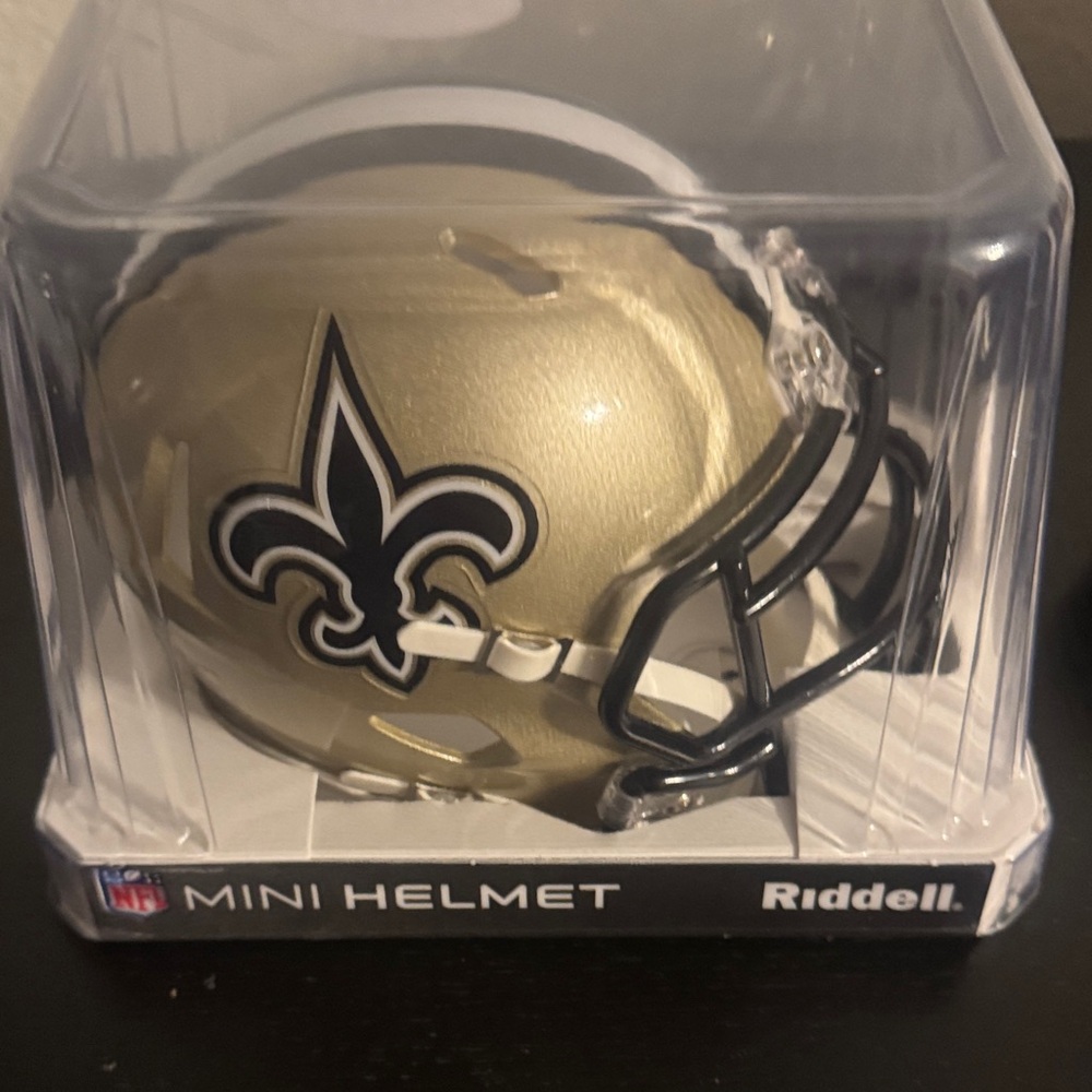 (new) New Orleans Saints mini helment